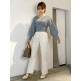 ポップコーンショートニットトップス | dazzlin | 詳細画像17