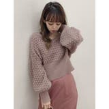 ポップコーンショートニットトップス | dazzlin | 詳細画像2