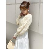 ポップコーンショートニットトップス | dazzlin | 詳細画像5