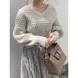 ポップコーンショートニットトップス | dazzlin | 詳細画像9