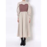 ビスチェコンビシャツワンピース | dazzlin | 詳細画像4 