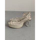 オフホワイト | パイピングクリアサンダル | dazzlin