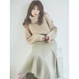 【吉田朱里コラボ】グロッシーセミフレアスカート | dazzlin | 詳細画像10