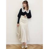 【吉田朱里コラボ】グロッシーセミフレアスカート | dazzlin | 詳細画像11