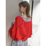 レッド | レースアッブ長袖ショートボレロⅡ | dazzlin