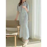 ショートコンビシャツ2ピースワンピース[品番:MKSW0048547 ショートコンビシャツ2ピースワンピース[品番:MKSW0048547