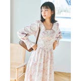 flower bouquetワンピース | dazzlin | 詳細画像3