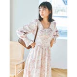 flower bouquetワンピース | dazzlin | 詳細画像6