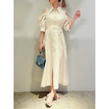 オープンショルダーデニムステッチワンピース | dazzlin | 詳細画像12