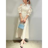 オープンショルダーデニムステッチワンピース | dazzlin | 詳細画像13