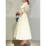 オープンショルダーデニムステッチワンピース | dazzlin | 詳細画像14