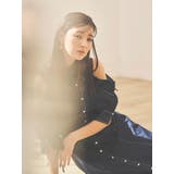 オープンショルダーデニムステッチワンピース | dazzlin | 詳細画像19