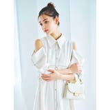 オープンショルダーデニムステッチワンピース | dazzlin | 詳細画像25