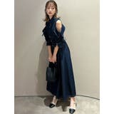 オープンショルダーデニムステッチワンピース | dazzlin | 詳細画像28