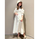 オープンショルダーデニムステッチワンピース | dazzlin | 詳細画像37