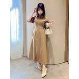 オープンショルダーデニムステッチワンピース | dazzlin | 詳細画像46