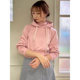 ピンク | ショートレイヤードフーディ | dazzlin