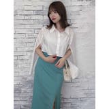 スリットスリーブクロップドシャツ | dazzlin | 詳細画像24 