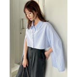 スリットスリーブクロップドシャツ | dazzlin | 詳細画像41 