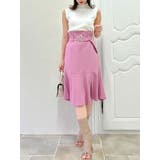 バックルスリットミディスカート | dazzlin | 詳細画像6 