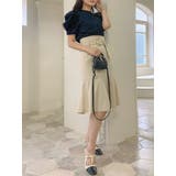 バックルスリットミディスカート | dazzlin | 詳細画像8 