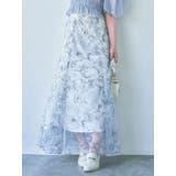 フラワーグリッターシアースカート | dazzlin | 詳細画像10 