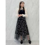 フラワーグリッターシアースカート | dazzlin | 詳細画像25 