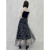 フラワーグリッターシアースカート | dazzlin | 詳細画像28 