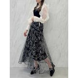 フラワーグリッターシアースカート | dazzlin | 詳細画像30 