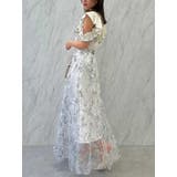 フラワーグリッターシアースカート | dazzlin | 詳細画像34 