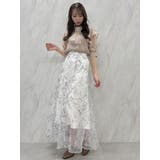 フラワーグリッターシアースカート | dazzlin | 詳細画像38 