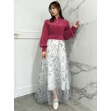 フラワーグリッターシアースカート | dazzlin | 詳細画像39 