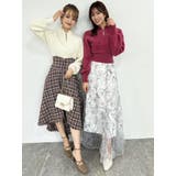 フラワーグリッターシアースカート | dazzlin | 詳細画像41 