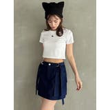 【Taeriコラボ】ローライズミリタリーミニスカート | dazzlin | 詳細画像14 