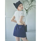 【Taeriコラボ】ローライズミリタリーミニスカート | dazzlin | 詳細画像3 