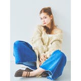 ダブルハイウエストワイドデニムパンツ | dazzlin | 詳細画像11