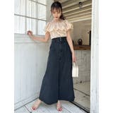 ダブルハイウエストワイドデニムパンツ | dazzlin | 詳細画像28