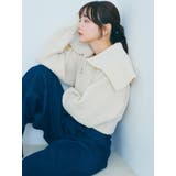 ダブルハイウエストワイドデニムパンツ | dazzlin | 詳細画像5