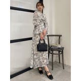 サイドリブタイフラワーワンピース | dazzlin | 詳細画像15 