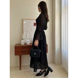 サイドリブタイフラワーワンピース | dazzlin | 詳細画像26 