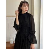 サイドリブタイフラワーワンピース | dazzlin | 詳細画像28 