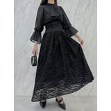 サイドリブタイフラワーワンピース | dazzlin | 詳細画像31 