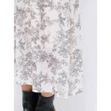 サイドリブタイフラワーワンピース | dazzlin | 詳細画像37 