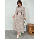 サイドリブタイフラワーワンピース | dazzlin | 詳細画像6 