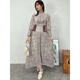 サイドリブタイフラワーワンピース | dazzlin | 詳細画像7 