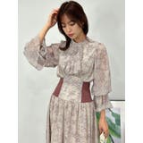 サイドリブタイフラワーワンピース | dazzlin | 詳細画像8 