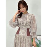 サイドリブタイフラワーワンピース | dazzlin | 詳細画像9 