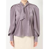 タイネックサテンブラウス | dazzlin | 詳細画像25 