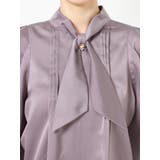 タイネックサテンブラウス | dazzlin | 詳細画像27 