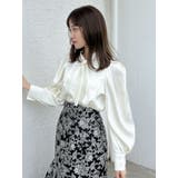 タイネックサテンブラウス | dazzlin | 詳細画像4 